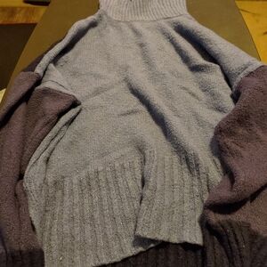 Time and Tru Blue Turtleneck Sweater